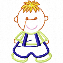Kids And Toys Embroidery Design 9